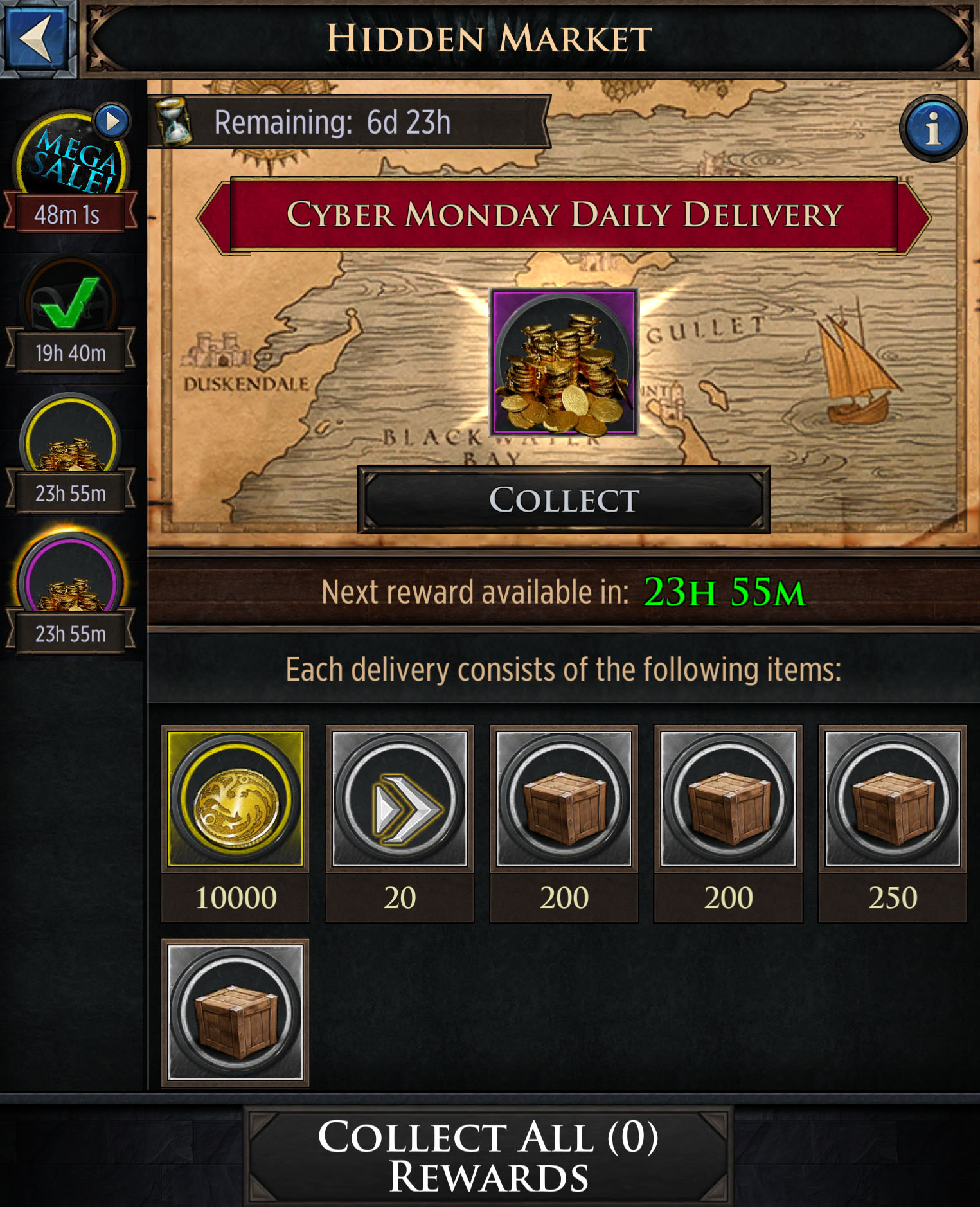 Got C The Hidden Market Daily Deliveries Reward Passes Hbo